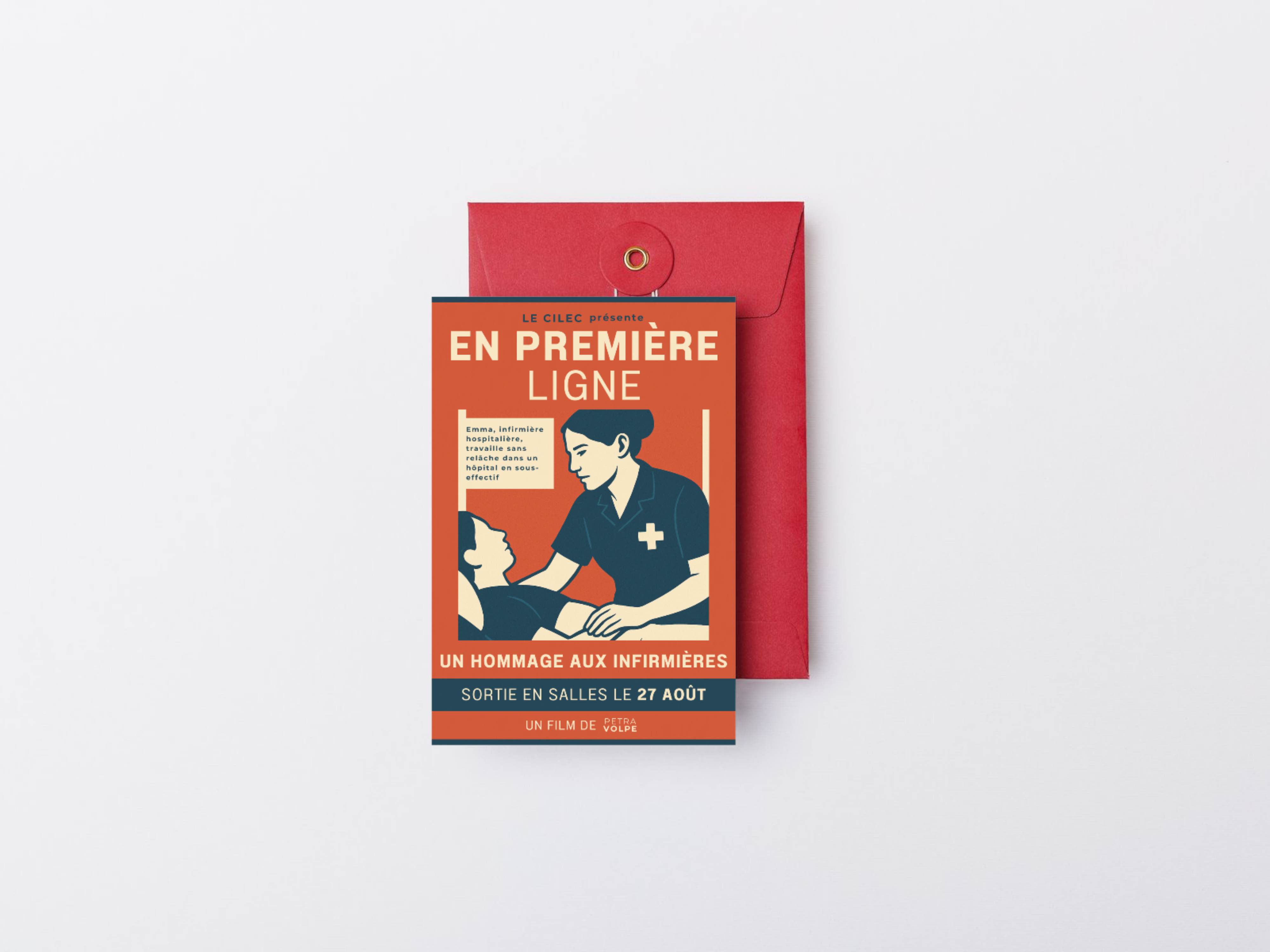 Affiche et participation au concours pour le film de Petra Volpe :En première ligne