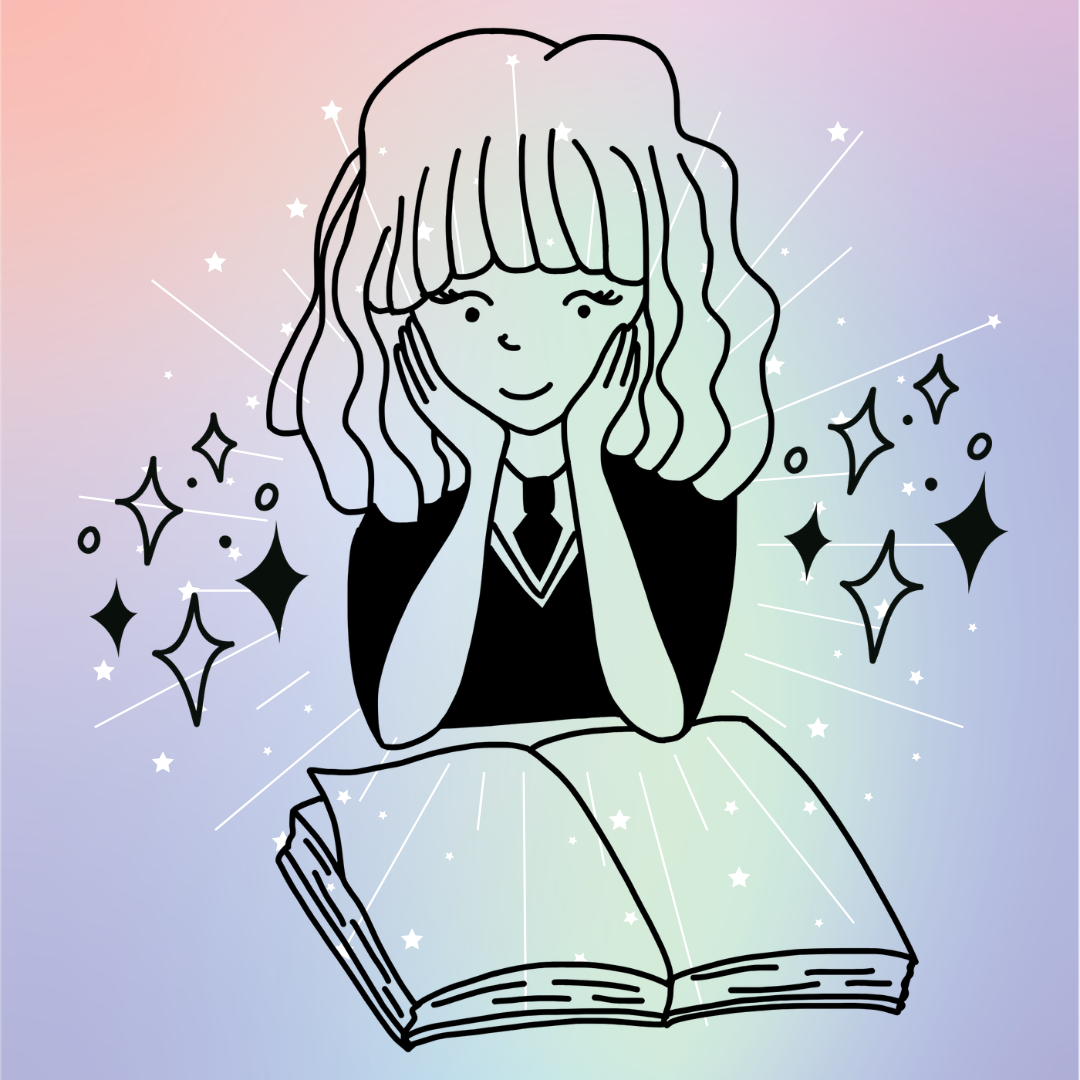 Illustration sur le personnage d'Hermione dans Harry Potter